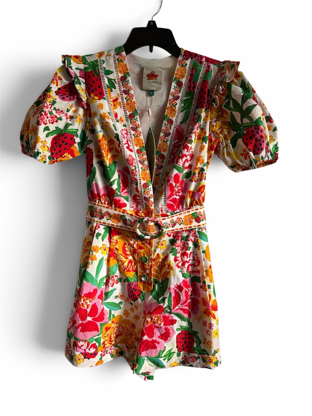 Farm Rio Flowerful Sketch Romper - Picture 7 of 10